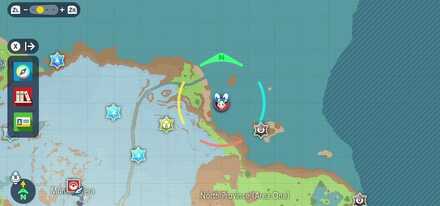 Pokemon Scarlet and Violet SV - TM135 - Ice Beam TM Overworld Location