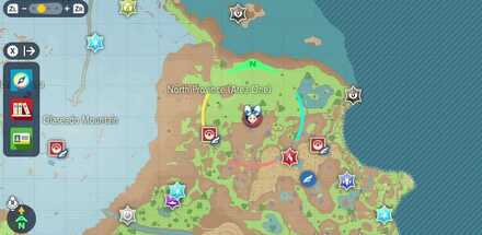 Pokemon Scarlet and Violet SV - TM119 - Energy Ball TM Overworld Location