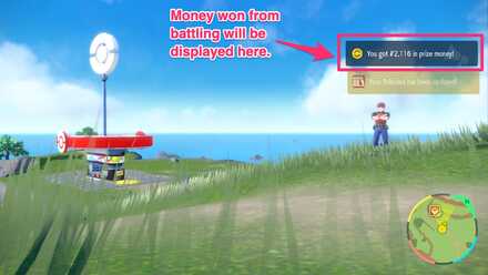 Battling Pokemon Trainers is a great way to earn money.