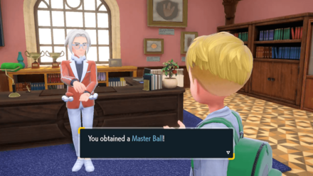 Pokemon Scarlet and Violet SV - Master Ball from Director Clavell
