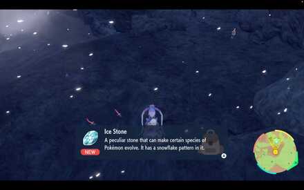 Ice Stone Overworld Location