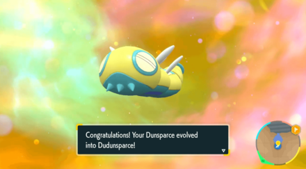 Pokemon Scarlet and Violet SV - Dunsparce Evolution