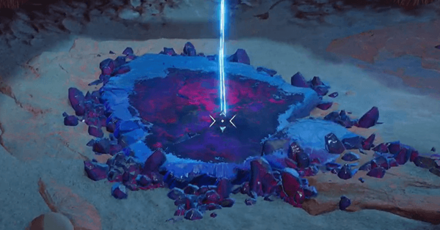 God of War Ragnarok - Throw the Leviathan Axe at the Twilight Stone on the floor