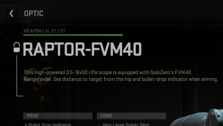 Raptor-FVM40 Bugged Unlock