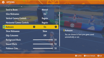 Pokemon Scarlet and Violet SV Autosave Option