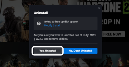 Install/Reinstall Step 2 - Warzone 2.0