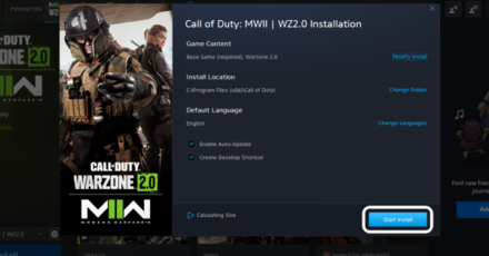 Install/Reinstall Step 5 - Warzone 2.0