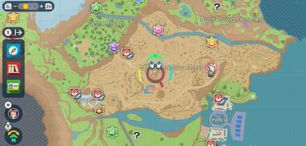 Pokemon Scarlet and Violet SV - TM089 - Body Press TM Overworld Location