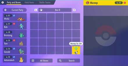 How to Get More PC Boxes, Fourth Step - Pokemon Scarlet and Violet (SV)