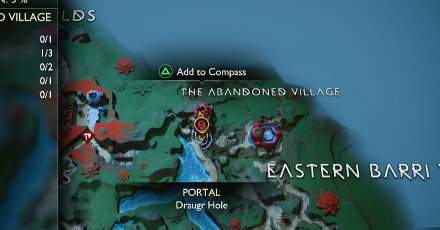 GoW Raganarok - Abandoned Map Image