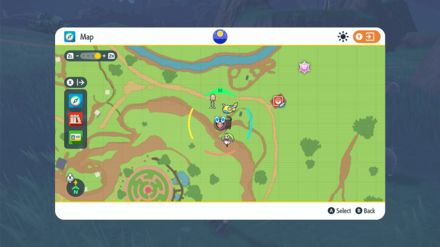 Pokemon Scarlet and Violet (SV) - Tamato Berry Location Map Zoomed-In