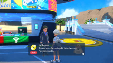 Pokemon Scarlet and VIolet SV Earthquake TM