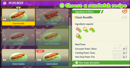Pokemon SV - Raid Power Recipes Banner