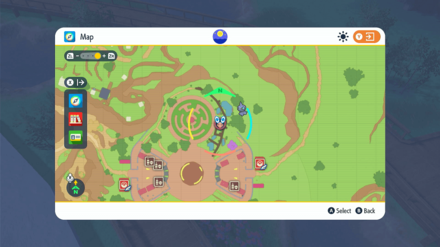 Pokemon Scarlet and Violet (SV) - Quick Claw Location Map Zoomed-In