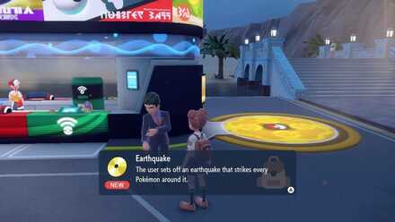 Pokemon Scarlet and Violet SV - TM149 - Earthquake TM Overworld Location