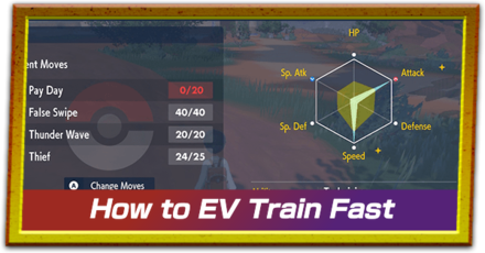 Pokemon Scarlet and Violet SV - How to EV Train Fast