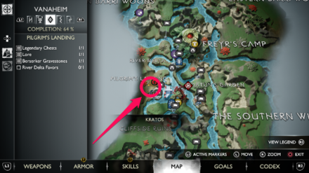 God of War Ragnarok - Cure for the Dead Map