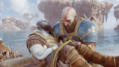 God of War Ragnarok A Viking Funeral Kratos Carries Brok