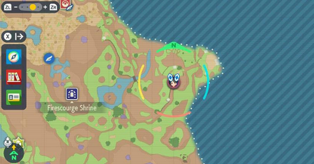 Pokemon Scarlet and Violet SV Heavy Slam TM Overworld Location