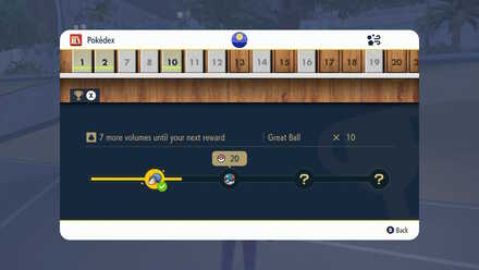 Pokemon SV - Pokedex rewards