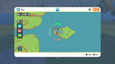 Pokemon Scarlet and Violet (SV) - Life Orb Location Map Zoomed-In