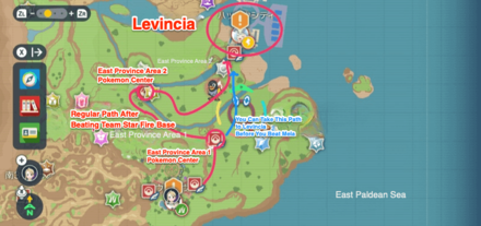 Path to Levincia (Electric Gym) Pokemon SV