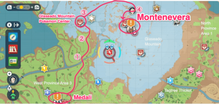 Path to Montenevera (Ghost Gym) Pokemon SV
