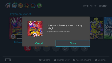 Pokemon Scarlet and Violet SV Restart the Game.png