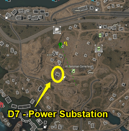 Warzone 2.0 - Power Substation Toolbox Map Coordinates