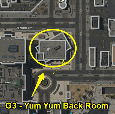 Warzone 2.0 - Yum Yum Burger Back Room Coordinates