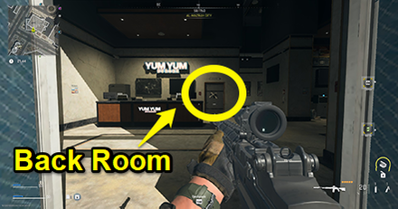 Warzone 2.0 - Yum Yum Burger Back Room Front Door