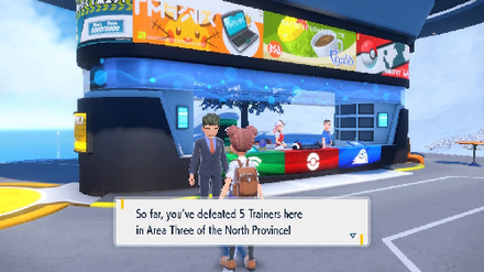 Pokemon Scarlet and Violet SV - TM159 - Leaf Storm TM Overworld Location