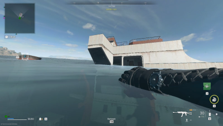 Warzone 2.0 - Swim to the Sunken Ship