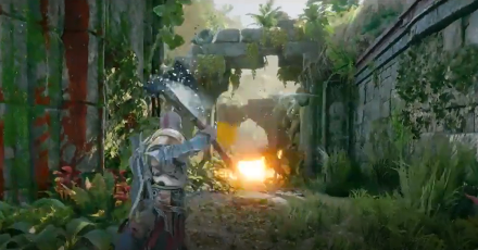 GoW Ragnarok - Defeat the enemies on the 2nd cliff