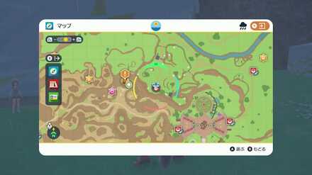 Mela Map Location Pokemon SV