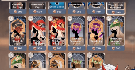 Genshin Impact Card TCG - Equipment Cards 3