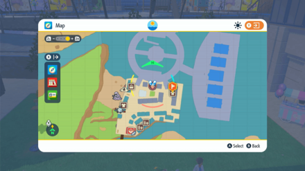 Pokemon Scarlet and Violet (SV) - Wise Glasses Location Map Zoomed-In