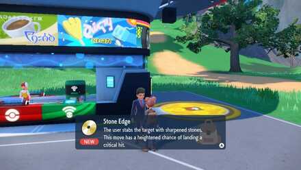 Pokemon Scarlet and Violet SV - TM150 - Stone Edge TM Overworld Location