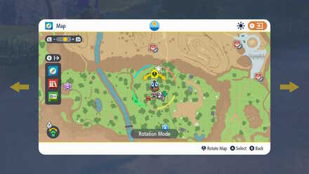 Pokemon Scarlet and Violet SV - Grafaiai Map View