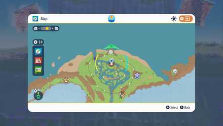 Ortega Map Location Pokemon SV