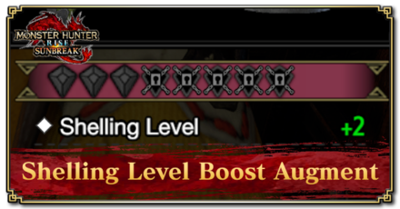 MH Rise Sunbreak - Shelling Level Boost Augment Banner