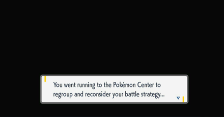 Pokemon Scarlet and Violet (SV) - Battle Lost Screen