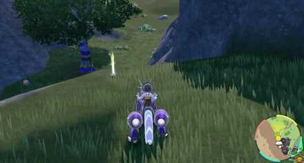 Pokemon Scarlet and Violet SV - TM139 - Misty Terrain TM Overworld Location