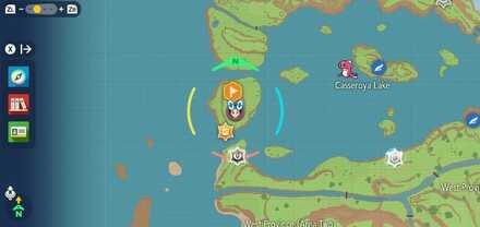 Pokemon Scarlet and Violet SV - TM056 - Bullet Seed TM Overworld Location