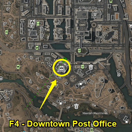 Warzone 2.0 - Downtown Post Office Coordinates