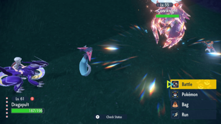 Pokemon Scarlet and Violet SV - Wild Tera Corviknight Location World View