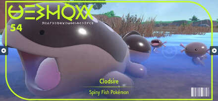 Clodsire is the Paldean Variant of Quagsire