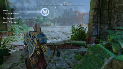 God of War Ragnarok Trail of the Dead Objective 2.1