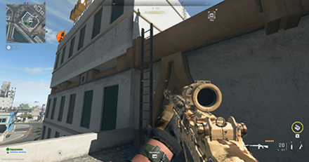 Warzone 2.0  - Downtown Post Office Ladder