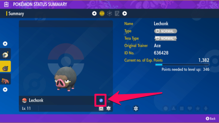 Pokemon Scarlet and Violet SV - Lechonk Gender and Evolution Forms